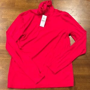 LOFT Women's Red Long Sleeve Top